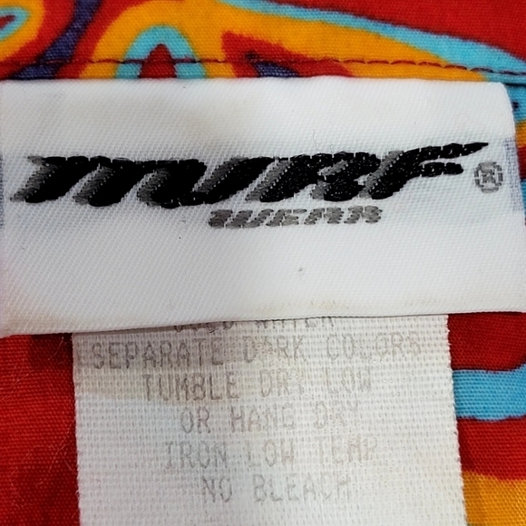 2XL Red Orange 100% Cotton Hawaiian Men's Casual Dress Shirt Office Party VCAY - Picture 7 of 8